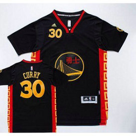 NBA Warriors 30 Stephen Curry Black Slate Chinese New Year Men Jersey NBA Warriors 30 Stephen Curry Black Slate Chinese New Year Men Jersey