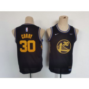NBA Warriors 30 Stephen Curry Black Youth Jersey NBA Warriors 30 Stephen Curry Black Youth Jersey