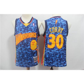 NBA Warriors 30 Stephen Curry Blue Hardwood Classics Men Jersey NBA Warriors 30 Stephen Curry Blue Hardwood Classics Men Jersey