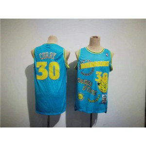 NBA Warriors 30 Stephen Curry Blue Throwback Men Jersey NBA Warriors 30 Stephen Curry Blue Throwback Men Jersey