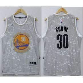NBA Warriors 30 Stephen Curry Grey City Light Men Jersey NBA Warriors 30 Stephen Curry Grey City Light Men Jersey