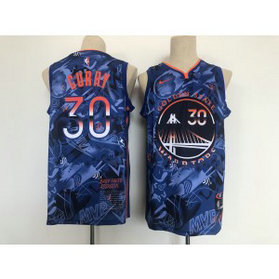 NBA Warriors 30 Stephen Curry MVP Nike Men Jersey
