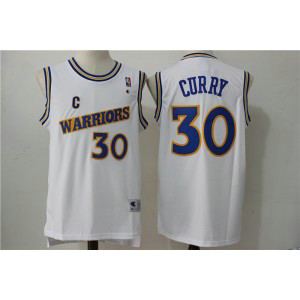 NBA Warriors 30 Stephen Curry White Throwback Men Jersey NBA Warriors 30 Stephen Curry White Throwback Men Jersey