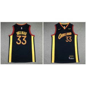 NBA Warriors 33 James Wiseman Blue City Nike Men Jersey NBA Warriors 33 James Wiseman Blue City Nike Men Jersey