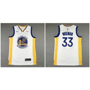 NBA Warriors 33 James Wiseman White Nike Men Jersey NBA Warriors 33 James Wiseman White Nike Men Jersey