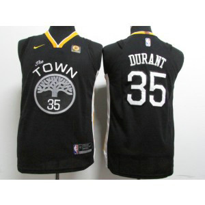 NBA Warriors 35 Kevin Durant Black Nike Youth Jersey NBA Warriors 35 Kevin Durant Black Nike Youth Jersey