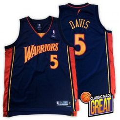 NBA Warriors 5 Baron Davis Blue Vintage Adidas Men Jersey NBA Warriors 5 Baron Davis Blue Vintage Adidas Men Jersey