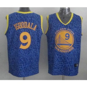 NBA Warriors 9 Andre Iguodala Blue Crazy Light Men Jersey NBA Warriors 9 Andre Iguodala Blue Crazy Light Men Jersey