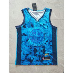 NBA Warrios 30 Stephen Curry Blue MVP Nike Men Jersey
