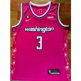 NBA Wizards 3 Bradley Beal 2022-23 New Pink Nike Men Jersey NBA Wizards 3 Bradley Beal 2022-23 New Pink Nike Men Jersey