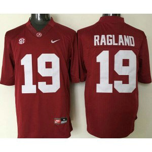 NCAA Alabama Crimson Tide 19 Reggie Ragland Red Men Jersey NCAA Alabama Crimson Tide 19 Reggie Ragland Red Men Jersey