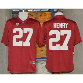 NCAA Alabama Crimson Tide 27 Derrick Henry Red Men Football Jersey NCAA Alabama Crimson Tide 27 Derrick Henry Red Men Football Jersey