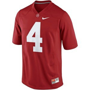 NCAA Alabama Crimson Tide 4 Eddie Jackson Red Men Jersey NCAA Alabama Crimson Tide 4 Eddie Jackson Red Men Jersey