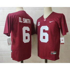 NCAA Alabama Crimson Tide 6 D.Smith Red Vapor Limited Men Jersey NCAA Alabama Crimson Tide 6 D.Smith Red Vapor Limited Men Jersey
