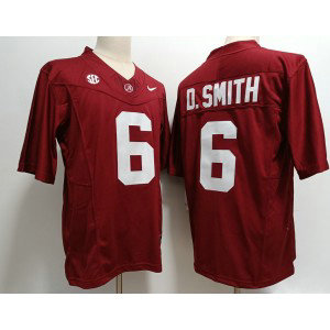 NCAA Alabama Crimson Tide 6 DeVonta Smith Red 2023 F.U.S.E Vapor Limited Men Jersey NCAA Alabama Crimson Tide 6 DeVonta Smith Red 2023 F.U.S.E Vapor Limited Men Jersey