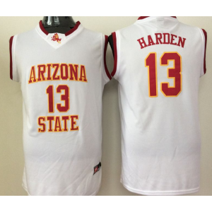 NCAA Arizona State Sun Devils 13 James Harden White Basketball Men Jersey 1