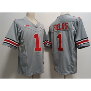 NCAA Buckeyes 1 Justin Fields Grey 2023 F.U.S.E Vapor Limited Men Jersey NCAA Buckeyes 1 Justin Fields Grey 2023 F.U.S.E Vapor Limited Men Jersey