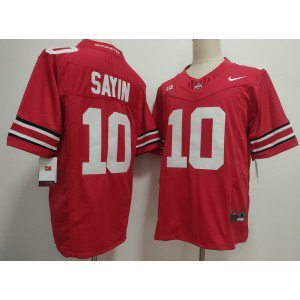 NCAA Buckeyes 10 Sayin Red F.U.S.E. Vapor Limited Men Jersey NCAA Buckeyes 10 Sayin Red F.U.S.E. Vapor Limited Men Jersey