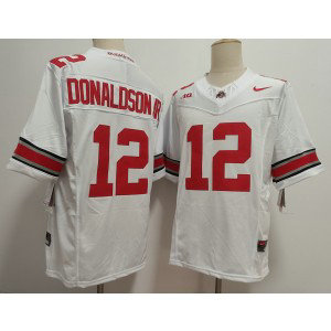 NCAA Buckeyes 12 CJ Donaldson JR White F.U.S.E. Vapor Limited Men Jersey NCAA Buckeyes 12 CJ Donaldson JR White F.U.S.E. Vapor Limited Men Jersey