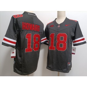 NCAA Buckeyes 18 Will Howard Black F.U.S.E. Vapor Limited Men Jersey NCAA Buckeyes 18 Will Howard Black F.U.S.E. Vapor Limited Men Jersey