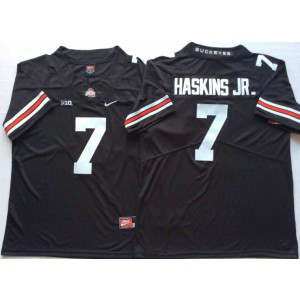 NCAA Buckeyes 7 Dwayne Haskins Jr Black Limited Men Jersey NCAA Buckeyes 7 Dwayne Haskins Jr Black Limited Men Jersey