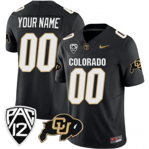 NCAA Buffaloes Customized Black 2023 F.U.S.E Vapor Limited Men Jersey
