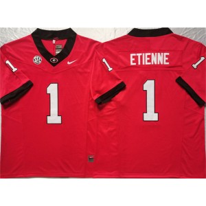 NCAA Bulldogs 1 Trevor Etienne Red F.U.S.E. Vapor Limited Men Jersey