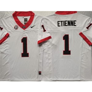 NCAA Bulldogs 1 Trevor Etienne White F.U.S.E. Vapor Limited Men Jersey