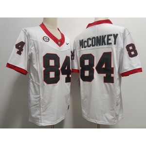 NCAA Bulldogs 84 McCONKEY White 2023 F.U.S.E Vapor Limited Men Jersey