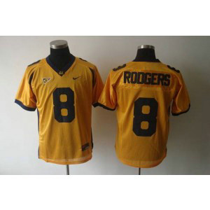 NCAA California Golden Bears 8 Rodgers Gold Men Jersey NCAA California Golden Bears 8 Rodgers Gold Men Jersey