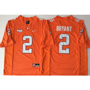NCAA Clemson Tigers 2 Kelly Bryant Orange Football Men Jersey NCAA Clemson Tigers 2 Kelly Bryant Orange Football Men Jersey