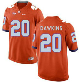 NCAA Clemson Tigers 20 Brian Dawkins Orange College Football Men Jersey NCAA Clemson Tigers 20 Brian Dawkins Orange College Football Men Jersey