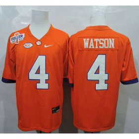 NCAA Clemson Tigers 4 Deshaun Watson Orange 1975-1978 Fuller Men Jersey NCAA Clemson Tigers 4 Deshaun Watson Orange 1975-1978 Fuller Men Jersey