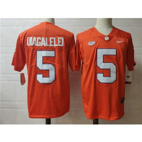 NCAA Clemson Tigers 5 UIAGELELEI Orange Men Jersey NCAA Clemson Tigers 5 UIAGELELEI Orange Men Jersey