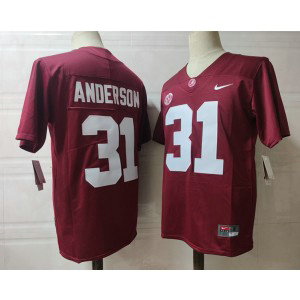 NCAA Crimson Tide 31 Anderson Red Vapor Limited Men Jersey NCAA Crimson Tide 31 Anderson Red Vapor Limited Men Jersey