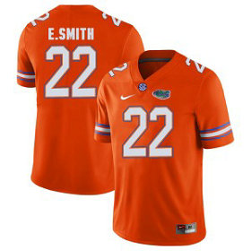 NCAA Florida Gators 22 E.Smith Orange College Football Men Jersey NCAA Florida Gators 22 E.Smith Orange College Football Men Jersey