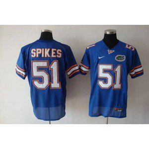NCAA Florida Gators 51 Brandon Spikes Blue Men Jersey NCAA Florida Gators 51 Brandon Spikes Blue Men Jersey