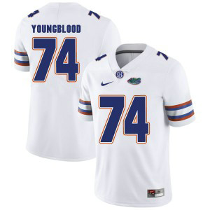 NCAA Florida Gators 74 Jack Youngblood White College Football Men Jersey NCAA Florida Gators 74 Jack Youngblood White College Football Men Jersey