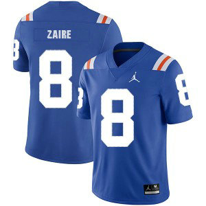 NCAA Florida Gators 8 Malik Zaire Blue Throwback College Football Men Jersey NCAA Florida Gators 8 Malik Zaire Blue Throwback College Football Men Jersey