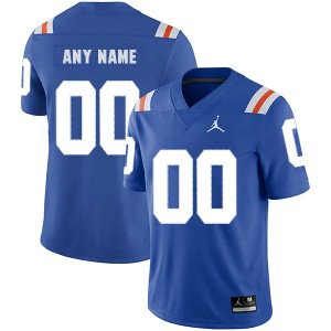NCAA Florida Gators Customized Blue Men's College Football Men Jersey