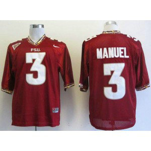 NCAA Florida State Seminoles 3 E.J Manuel Red Men Jersey NCAA Florida State Seminoles 3 E.J Manuel Red Men Jersey
