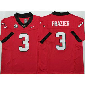 NCAA Georgia Bulldogs 3 Nate Frazier Red F.U.S.E. Vapor Limited Men Jersey