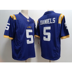 NCAA LSU 5 Jayden Daniels Purple 2023 F.U.S.E Vapor Limited Men Jersey NCAA LSU 5 Jayden Daniels Purple 2023 F.U.S.E Vapor Limited Men Jersey