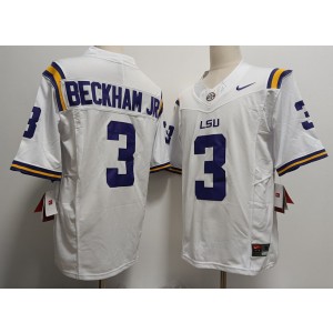 NCAA LSU Tigers 3 Odell Beckham Jr White F.U.S.E Vapor Limited Men Jersey NCAA LSU Tigers 3 Odell Beckham Jr White F.U.S.E Vapor Limited Men Jersey