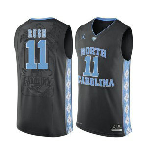 NCAA North Carolina Tar Heels 11 Shea Rush Black Basketball Men Jersey NCAA North Carolina Tar Heels 11 Shea Rush Black Basketball Men Jersey
