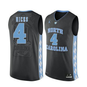 NCAA North Carolina Tar Heels 4 Isaiah Hicks Black Basketball Men Jersey NCAA North Carolina Tar Heels 4 Isaiah Hicks Black Basketball Men Jersey