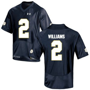 NCAA Notre Dame Fighting Irish 2 Dexter Williams Navy College Football Men Jersey NCAA Notre Dame Fighting Irish 2 Dexter Williams Navy College Football Men Jersey
