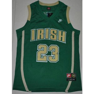 NCAA Notre Dame Fighting Irish 23 Lebron James Green Basketball Men Jersey NCAA Notre Dame Fighting Irish 23 Lebron James Green Basketball Men Jersey