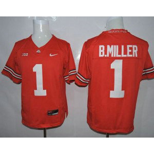 NCAA Ohio State Buckeyes 1 Braxton Miller Red Limited Men Jersey With Big Patch NCAA Ohio State Buckeyes 1 Braxton Miller Red Limited Men Jersey With Big Patch