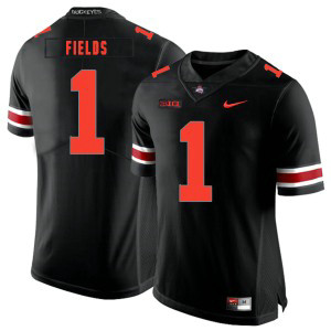 NCAA Ohio State Buckeyes 1 Justin Fields Black Shadow Legend Limited Nike College Football Men Jersey NCAA Ohio State Buckeyes 1 Justin Fields Black Shadow Legend Limited Nike College Football Men Jersey